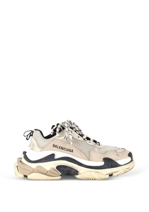 Balenciaga Pre-Owned triple s layered sneakers - Neutrals