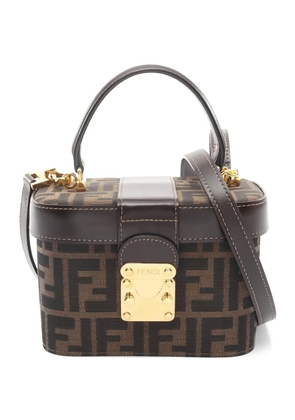 Fendi Pre-Owned 2010s Zucca two-way vanity bag - Brown