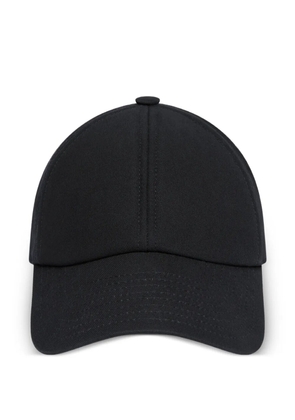 Courrèges signature logo cap - Black