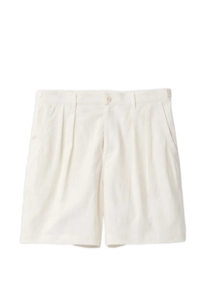 COOR pleated linen shorts - Neutrals