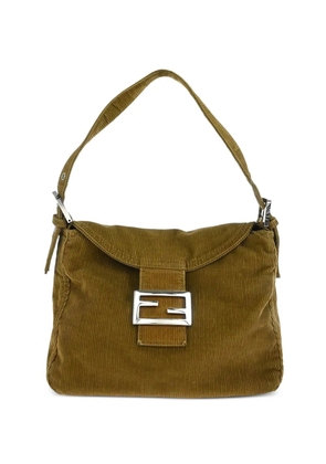 Fendi Pre-Owned 2000 corduroy shoulder bag - Brown