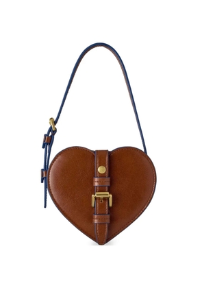 Mulberry mini Roxanne buckle-detail heart bag - Brown