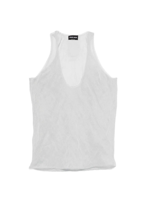 Giorgio Armani sheer vest - Grey