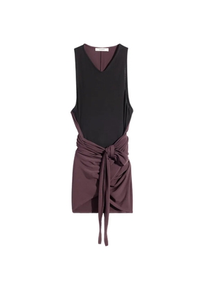 LEMAIRE draped sleeveless dress - Black