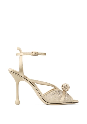 Jimmy Choo Sarai embellished sandals - Gold