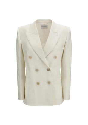 Givenchy double-breasted wool blazer - White