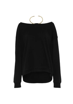 DARKPARK boat-neck top - Black
