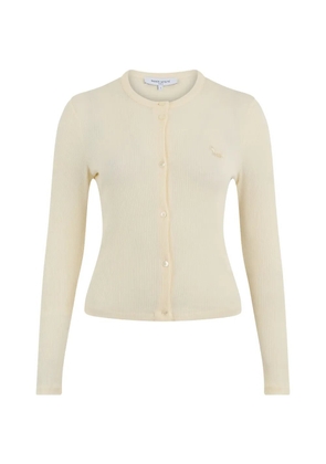 Maison Kitsuné logo-detail cardigan - Neutrals