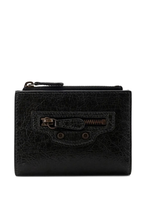 Balenciaga Le City zip detail wallet - Black