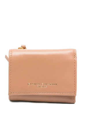 GIANNI CHIARINI zip leather wallet - Neutrals