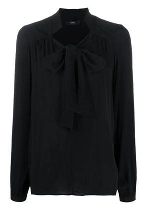 Diesel tied neck blouse - Black