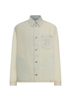 Golden Goose embroidered pocket denim jacket - Neutrals