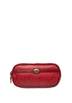 Christian Dior Pre-Owned 20th Century Honeycomb Coated Canvas pouch - Red