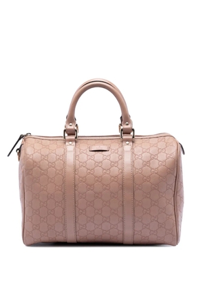 Gucci Pre-Owned 2016-2025 Medium Guccissima Joy boston bag - Brown