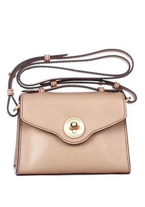 The Bridge top-handle leather shoulder bag - Neutrals