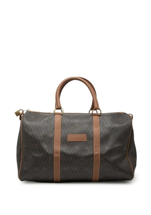 Christian Dior Pre-Owned 20th Century Honeycomb Coated Canvas boston bag - Black