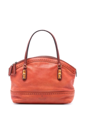 Gucci Pre-Owned 2016-2025 Leather Laidback Crafty handbag - Orange
