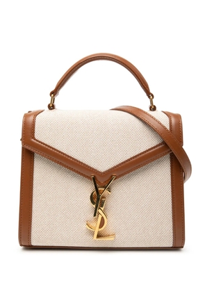 Saint Laurent Pre-Owned 2020 Mini Canvas Monogram Cassandra Top Handle Bag satchel - Brown