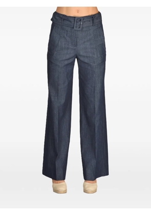 slowear wide-leg belted jeans - Blue