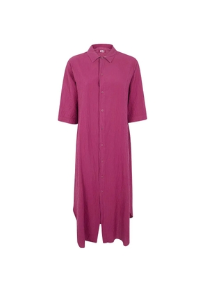 Labo Art button textured dress - Pink