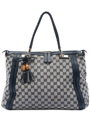 Gucci Pre-Owned 2016-2026 GG Canvas Bella Convertible Tote satchel - Black