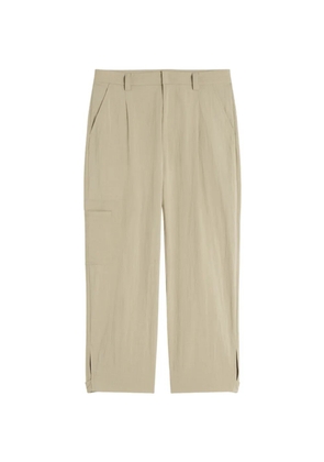 Maison Kitsuné pleated straight trousers - Neutrals