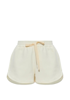 Jil Sander drawstring embroidered shorts - Neutrals