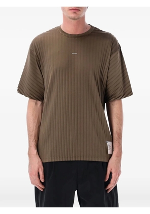 Satisfy AuraLite™ pleated T‑Shirt - Brown