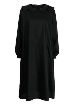 Raf Simons rounded-collar midi dress - Black