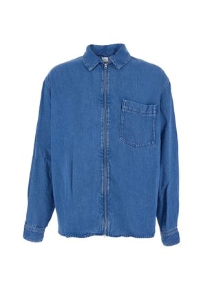 Won Hundred Zayne pocket zip shirt - Blue
