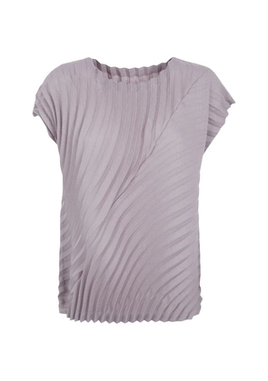 Issey Miyake pleated blouse - Neutrals