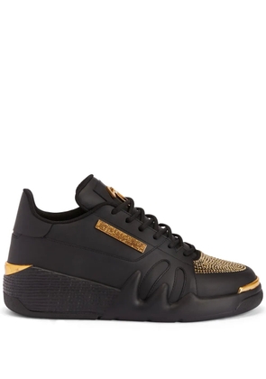 Giuseppe Zanotti Talon crystal-embellished sneakers - Black