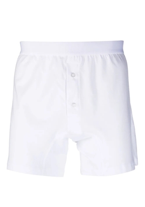 Comme Des Garçons Shirt buttoned jersey boxers - White