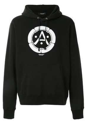 Undercover graphic print hoodie - Black
