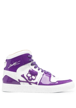 Philipp Plein Skull lace-up sneakers - Purple