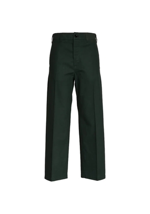 Department 5 button straight trousers - Green