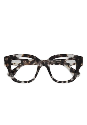 Cartier Eyewear CT0566O tortoiseshell-patterned glasses - Black