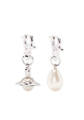 Vivienne Westwood Claude drop earrings - Silver