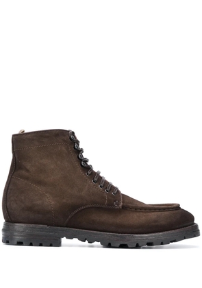 Officine Creative suede ankle boots - Brown