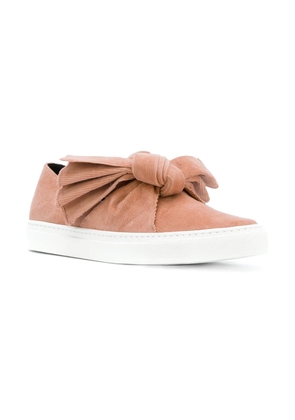 Cédric Charlier flat bow sneakers - Pink