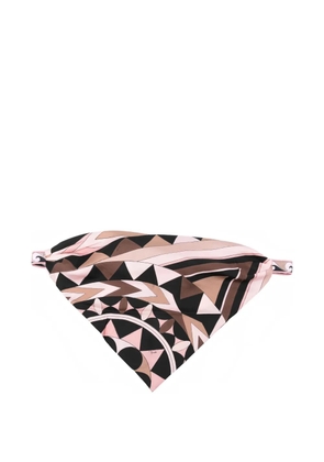 PUCCI Vivara-print small silk carré - Pink