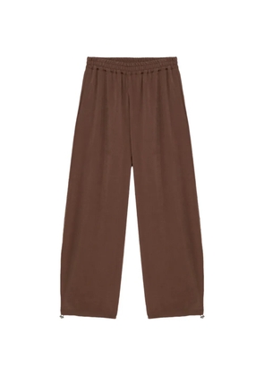 ALPHA STUDIO elasticated waistband trousers - Brown