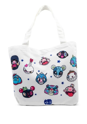 KARAFURU x Noodles x Mindblowon Universe tote bag - White