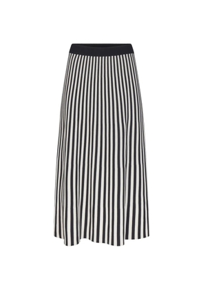 Simon Miller Clancy striped midi skirt - Black