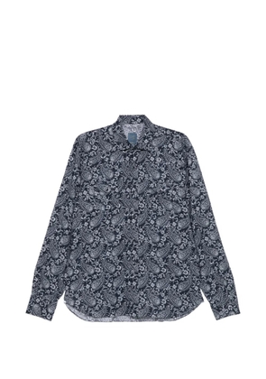 Barba paisley shirt - Blue