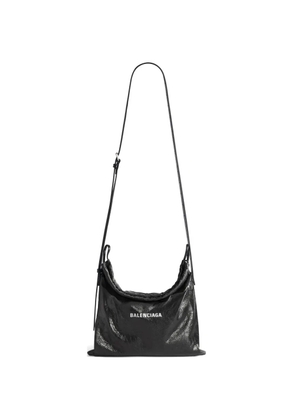 Balenciaga medium leather messenger bag - Black