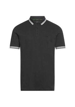 BOSS Paddy cotton-piqué polo shirt - Black