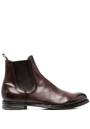 Officine Creative Anatomia leather Chelsea boots - Brown