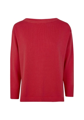 Rossopuro ribbed knitwear - Red