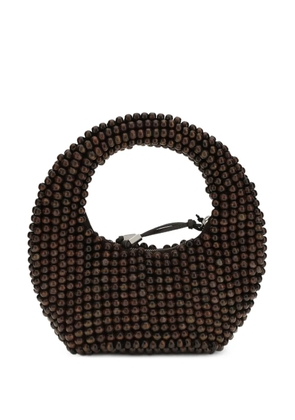 STAUD Reef beaded hand bag - Brown
